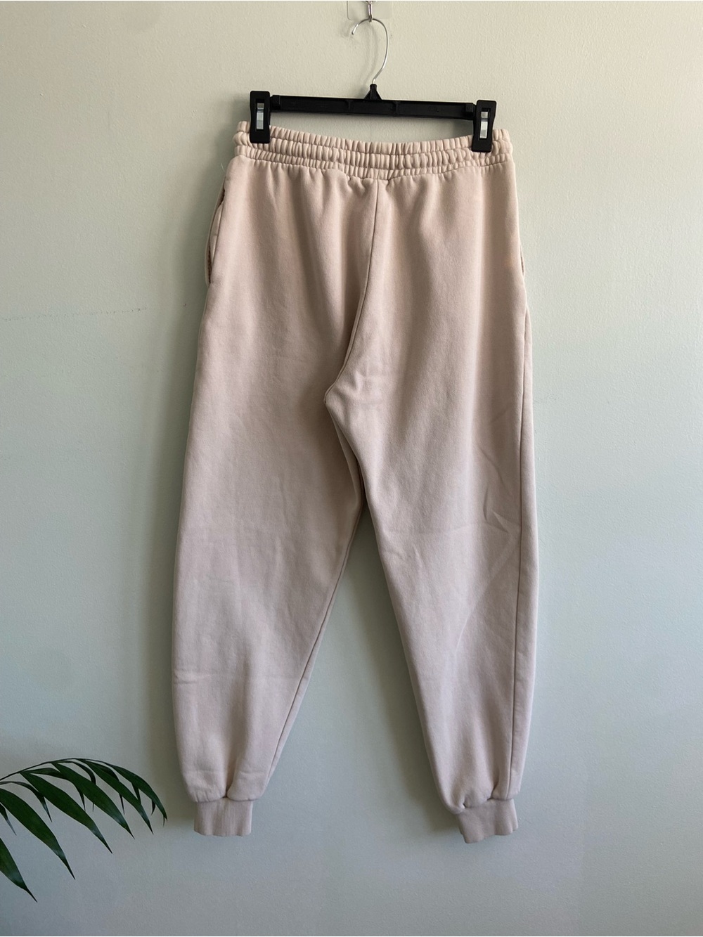 Zara Cream Track Joggers
